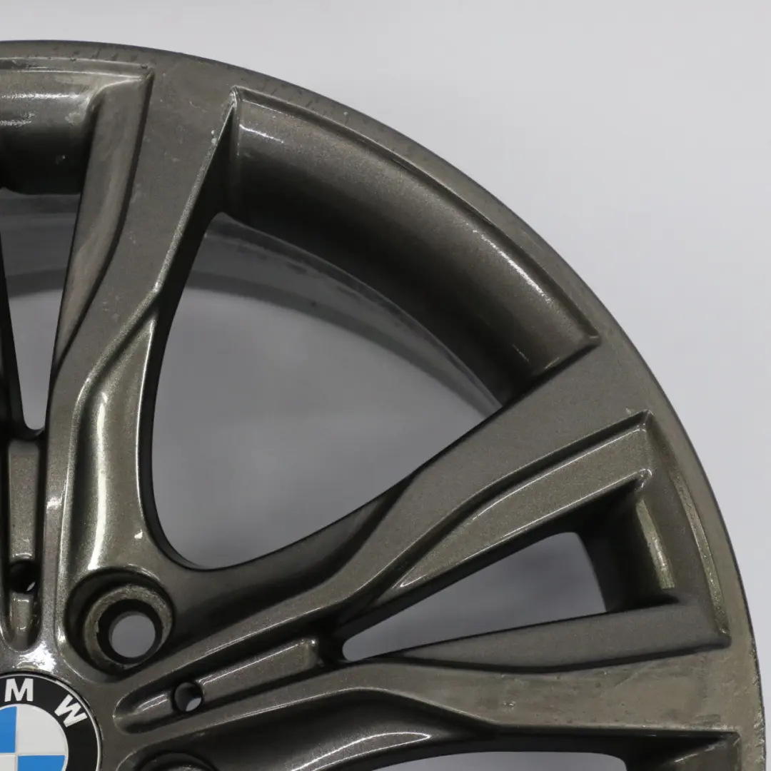 BMW F45 F46 Ferric Grey Alloy Wheel Rim 18" Y Spoke 484 ET:57 8J - SKU 6855093-3 - Part number 6855093