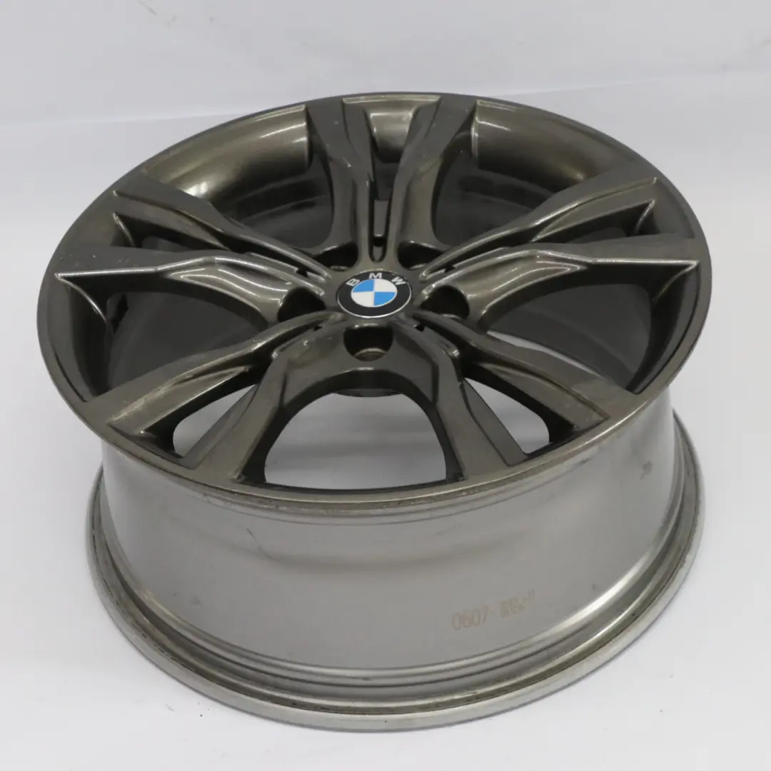 Ferric Grey Alloy Wheel Rim 18" Y Spoke 484 ET:57 8J to BMW F45 F46 with Part number 6855093 BMW F45 F46 Ferric Grey Alloy Wheel Rim 18" Y Spoke 484 ET:57 8J - SKU 6855093-3 - Part number 6855093
