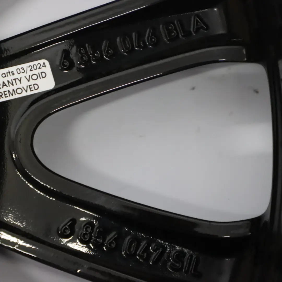 Alloy Rim 17" Net Spoke 519 ET:54 7,5J to Mini Clubman F54 Black Wheel with Part number 6856046 Mini Clubman F54 Black Wheel Alloy Rim 17" Net Spoke 519 ET:54 7,5J - SKU 6856046-3 - Part number 6856046