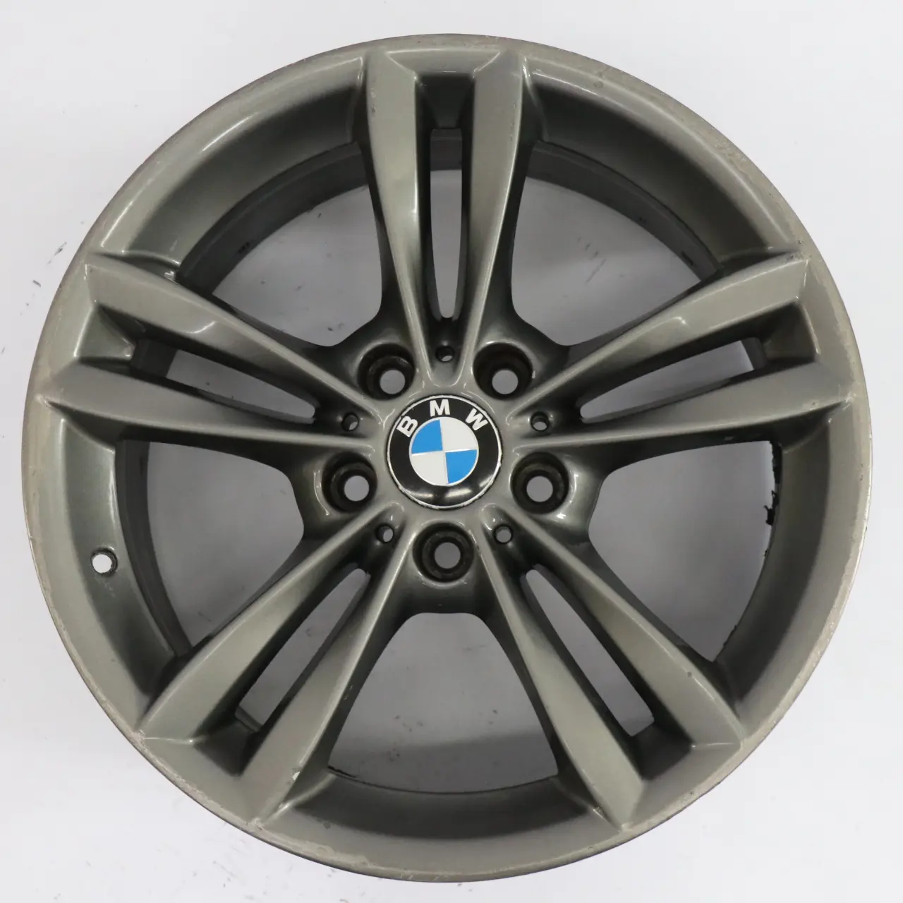 BMW F30 F31 F34 LCI Cerchio in lega grigio 18" V Spoke 658 8J ET:34 6866306