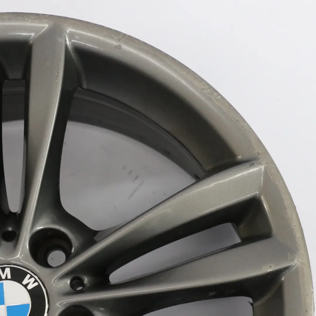 BMW F30 F31 F34 LCI Grey Alloy Wheel Rim 18" V Spoke 658 8J ET:34 - SKU 6866306-1 - Part number 6866306