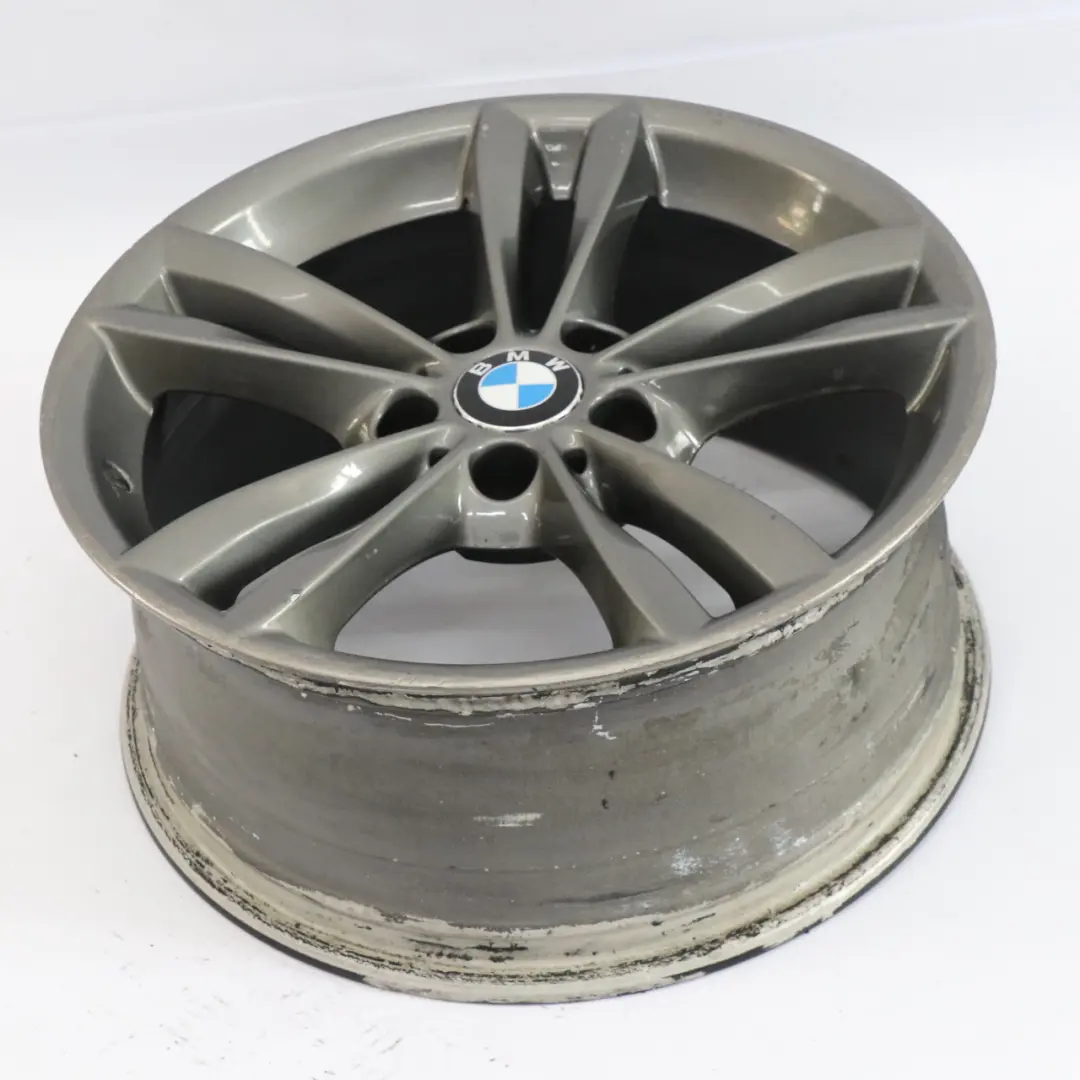 BMW F30 F31 F34 LCI Grey Alloy Wheel Rim 18" V Spoke 658 8J ET:34 - SKU 6866306-1 - Part number 6866306