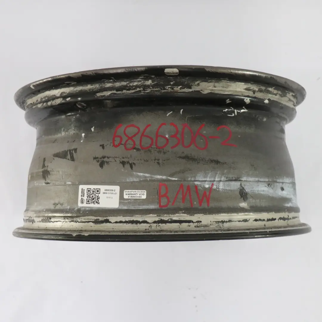 BMW F30 F31 F34 LCI Jante en alliage gris 18" V Spoke 658 8J ET:34 - SKU 6866306-2 - Numéro de pièce 6866306