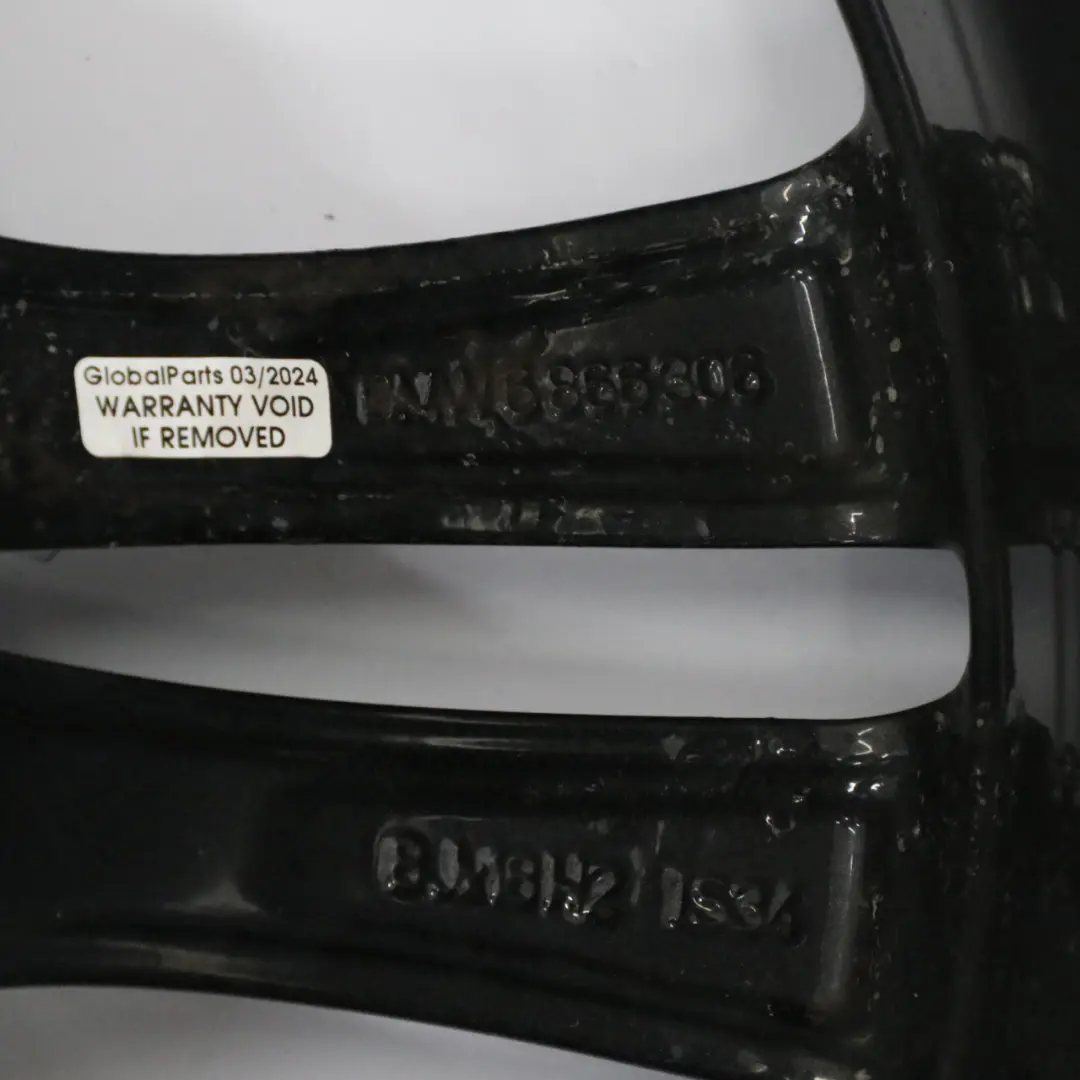 Grau Leicht metall felge 18" V-Speiche 658 8J ET:34 für BMW F30 F31 F34 LCI mit Teilenummer 6866306 BMW F30 F31 F34 LCI Grau Leicht metall felge 18" V-Speiche 658 8J ET:34 - SKU 6866306-2 - Teilenummer 6866306