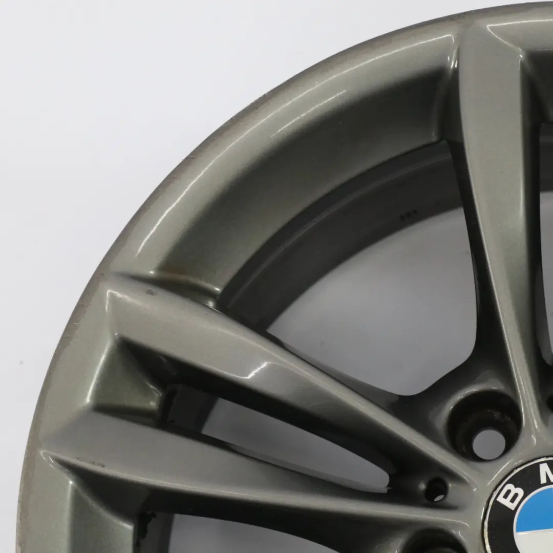 BMW F30 F31 F34 LCI Grey Alloy Wheel Rim 18" V Spoke 658 8J ET:34 - SKU 6866306-2 - Part number 6866306