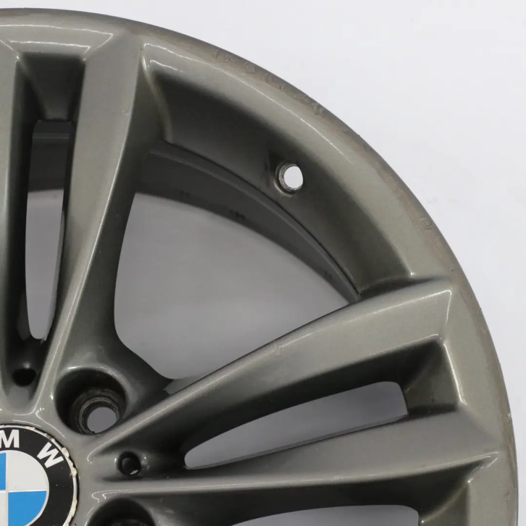 BMW F30 F31 F34 LCI Grey Alloy Wheel Rim 18" V Spoke 658 8J ET:34 - SKU 6866306-2 - Part number 6866306