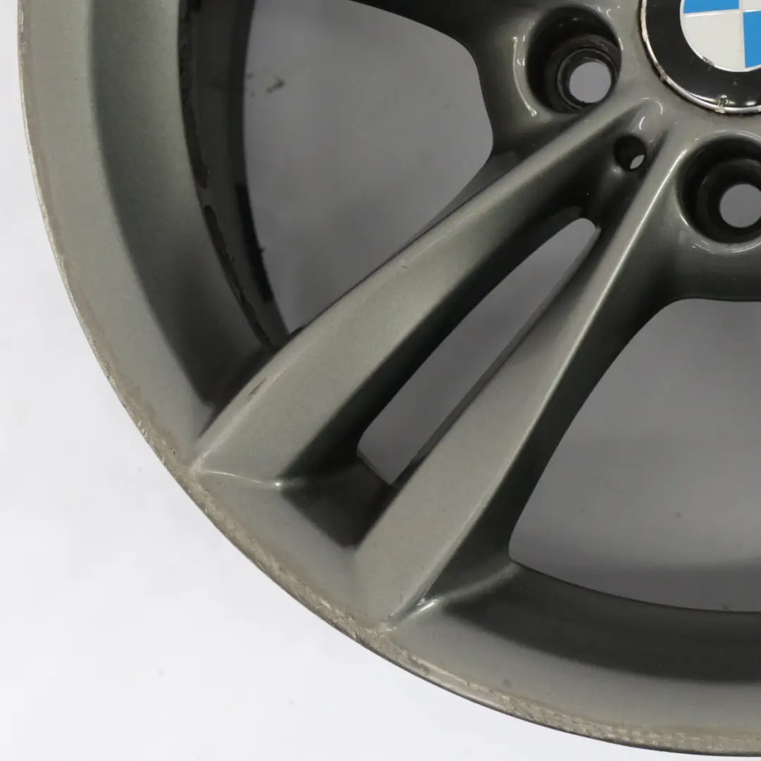 BMW F30 F31 F34 LCI Grey Alloy Wheel Rim 18" V Spoke 658 8J ET:34 - SKU 6866306-2 - Part number 6866306