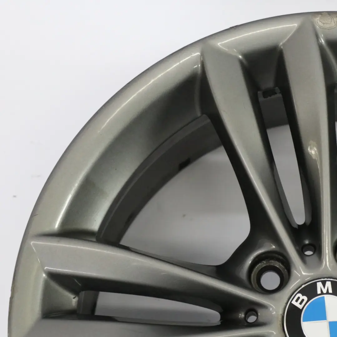 BMW F30 F31 LCI Grey Rear Alloy Wheel Rim 18" V Spoke 658 8,5J ET:47 - SKU 6866398-1 - Part number 6866398