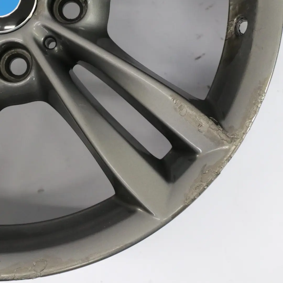 BMW F30 F31 LCI Grey Rear Alloy Wheel Rim 18" V Spoke 658 8,5J ET:47 - SKU 6866398-1 - Part number 6866398