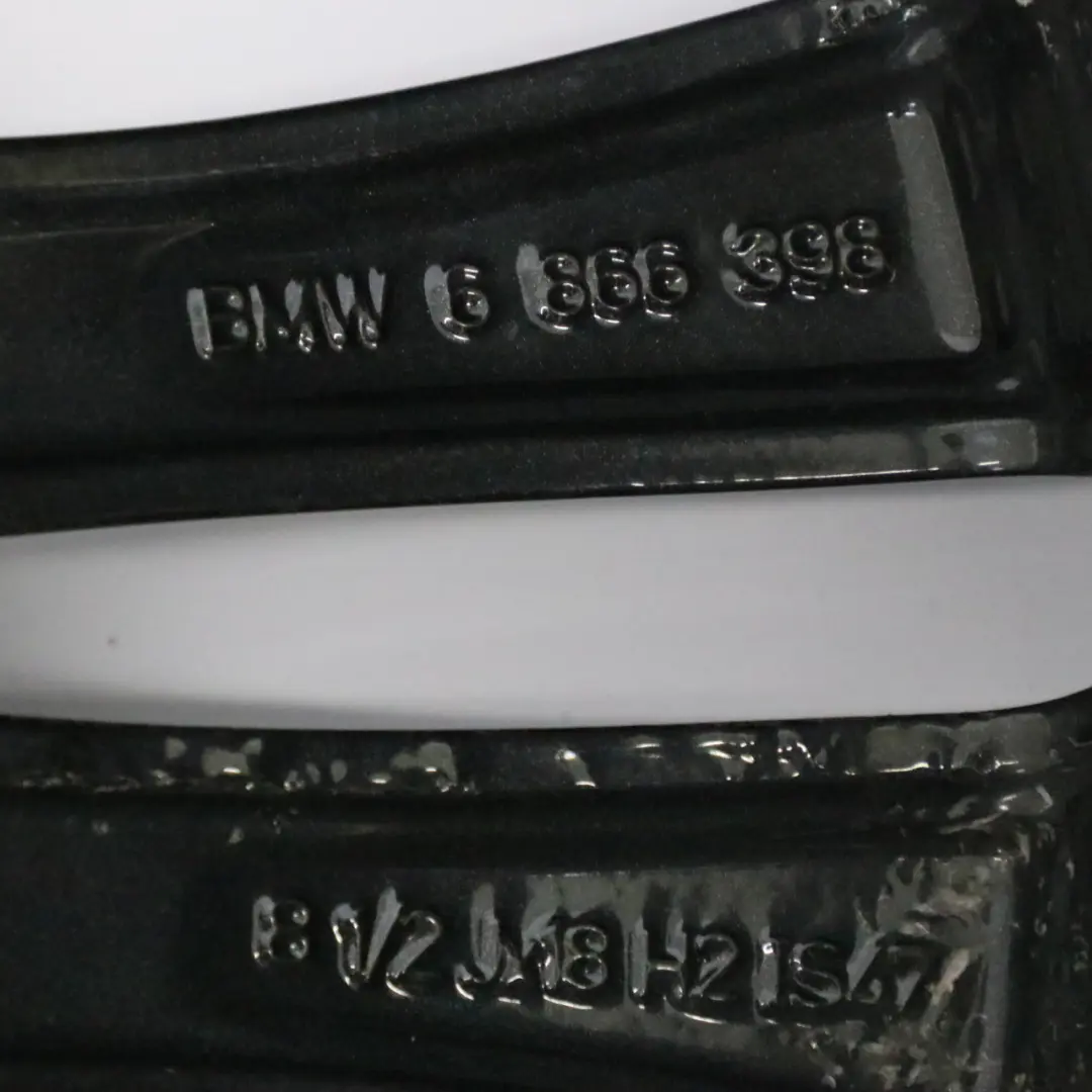 Grau Hinter rad felge 18" V Speiche 658 8,5J ET:47 für BMW F30 F31 LCI mit Teilenummer 6866398 BMW F30 F31 LCI Grau Hinter rad felge 18" V Speiche 658 8,5J ET:47 - SKU 6866398-2 - Teilenummer 6866398