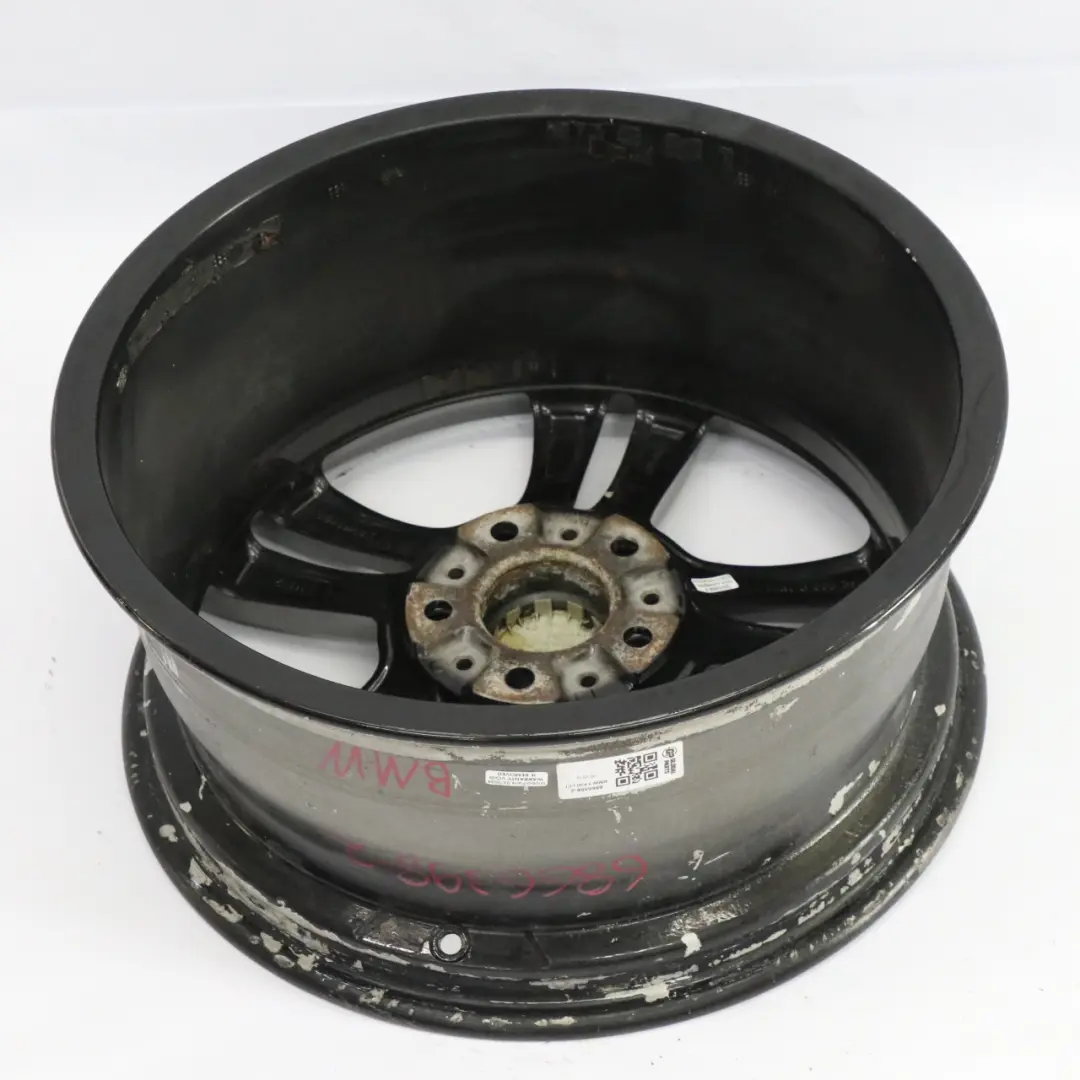 BMW F30 F31 LCI Grey Rear Alloy Wheel Rim 18" V Spoke 658 8,5J ET:47 - SKU 6866398-2 - Part number 6866398