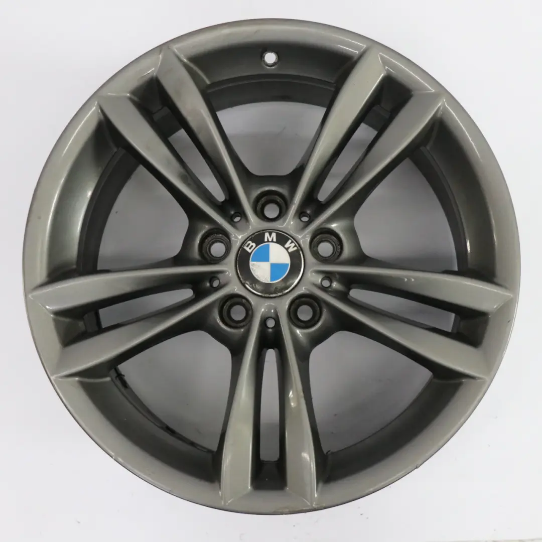 Grey Rear Alloy Wheel Rim 18" V Spoke 658 8,5J ET:47 to BMW F30 F31 LCI with Part number 6866398 BMW F30 F31 LCI Grey Rear Alloy Wheel Rim 18" V Spoke 658 8,5J ET:47 - SKU 6866398-2 - Part number 6866398