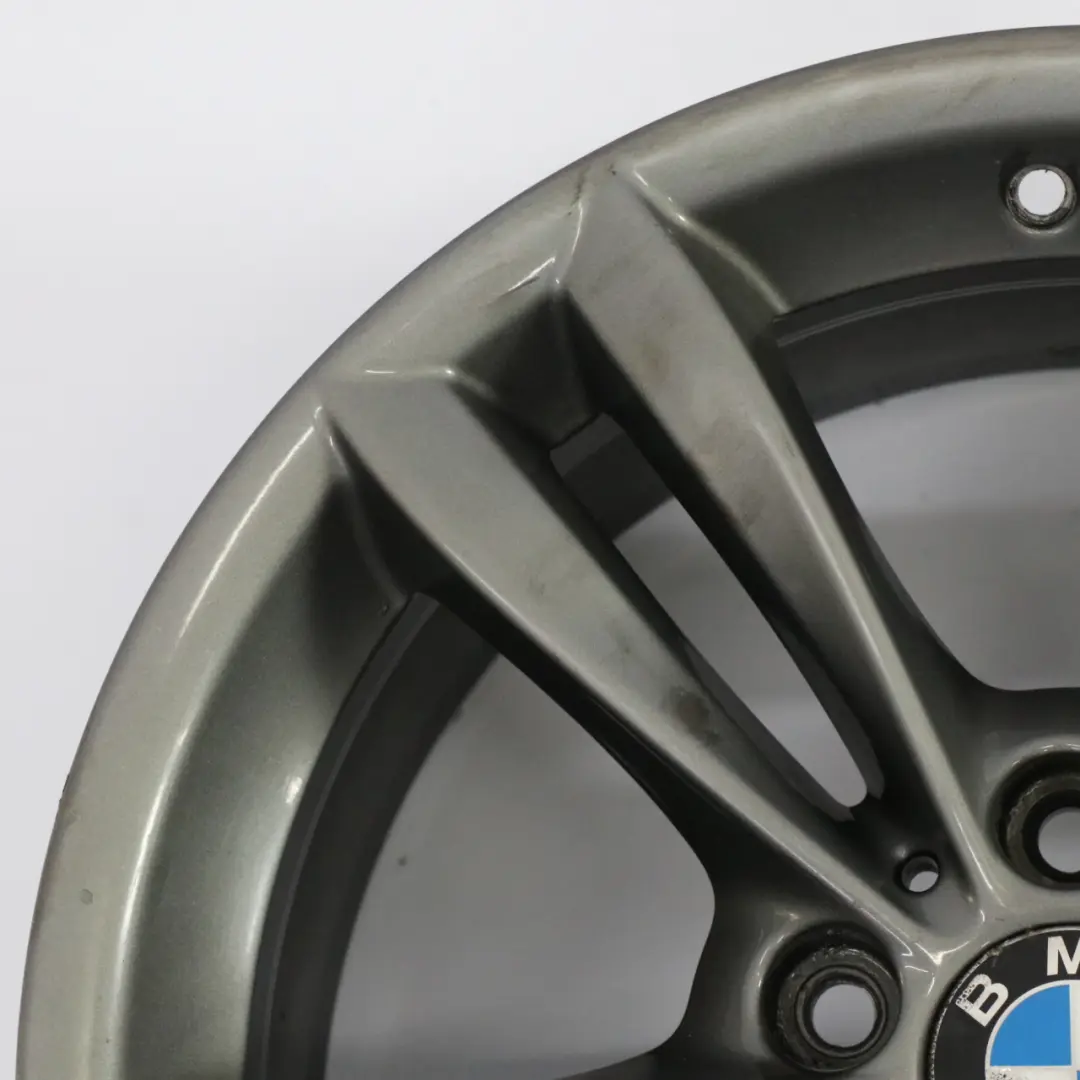 BMW F30 F31 LCI Gris llanta aleación trasera 18 "V Spoke 658 8,5J ET:47 - SKU 6866398-2 - Número de pieza 6866398