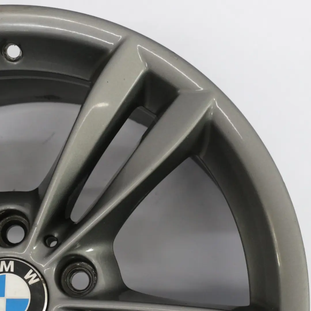 BMW F30 F31 LCI Grey Rear Alloy Wheel Rim 18" V Spoke 658 8,5J ET:47 - SKU 6866398-2 - Part number 6866398