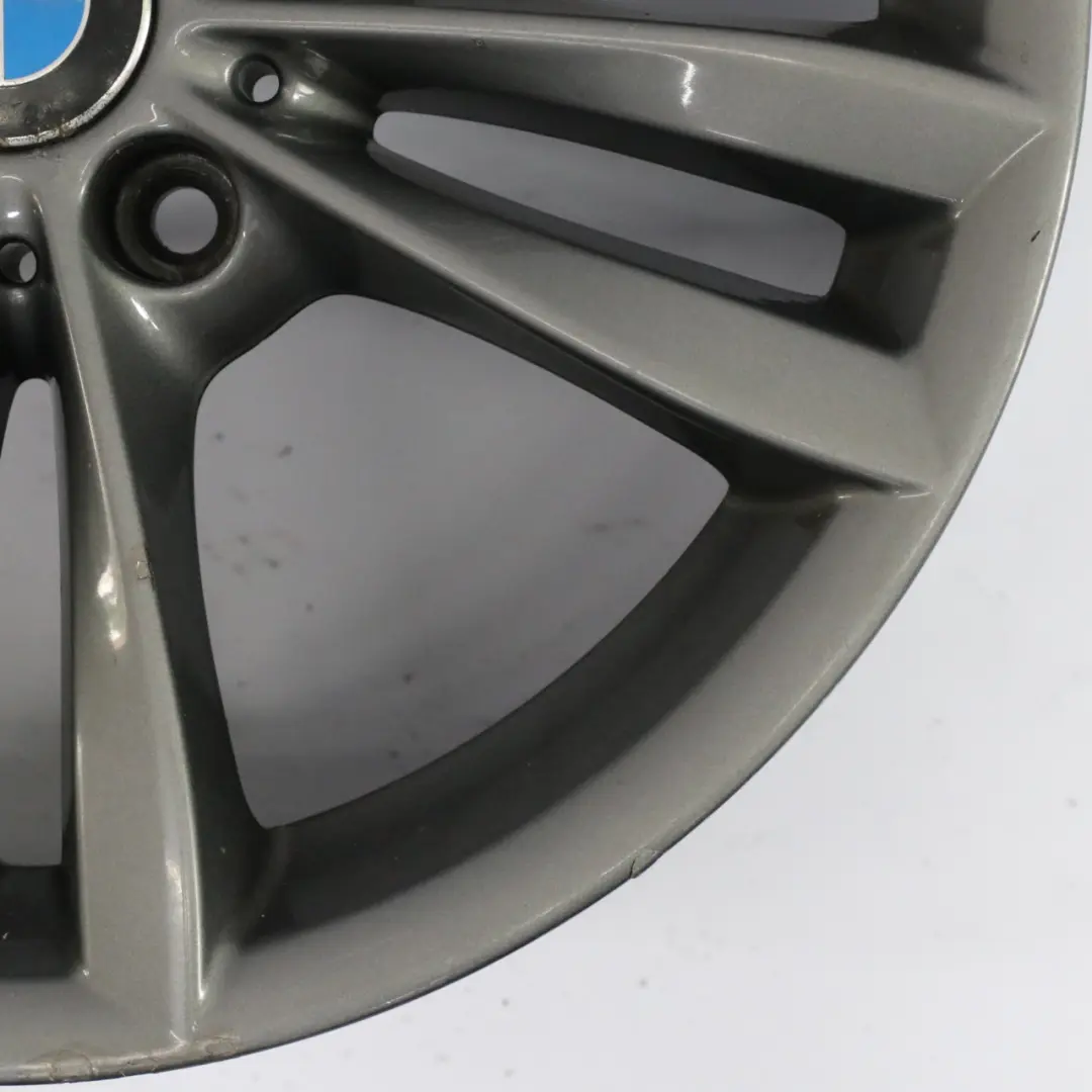 BMW F30 F31 LCI Grey Rear Alloy Wheel Rim 18" V Spoke 658 8,5J ET:47 - SKU 6866398-2 - Part number 6866398