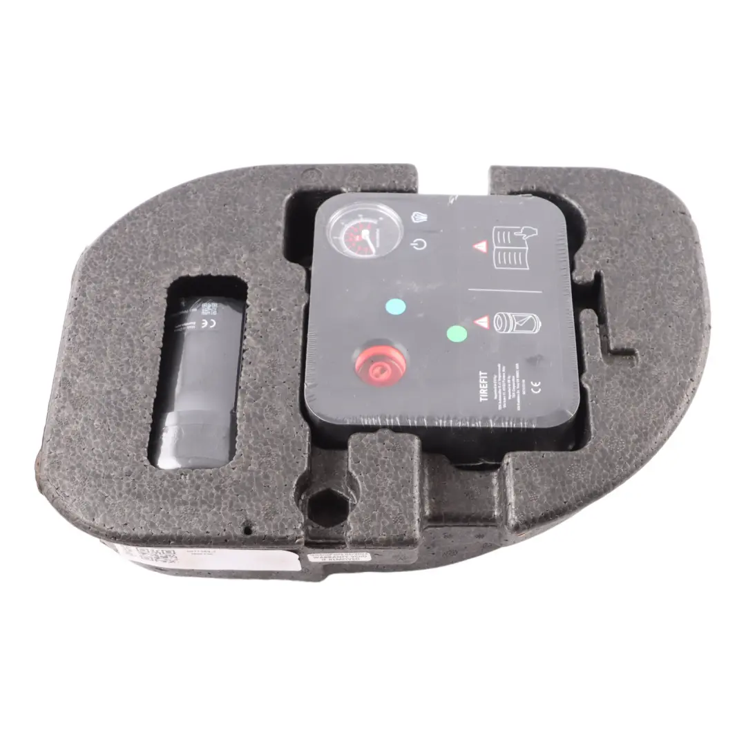 Spare Wheel Tool Mini F55 F56 F57 Mobility System Pump Storage Tray to with Part number 6877569 Spare Wheel Tool Mini F55 F56 F57 Mobility System Pump Storage Tray - SKU 6877569-3 - Part number 6877569