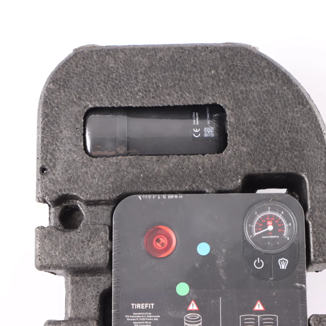 Spare Wheel Tool Mini F55 F56 F57 Mobility System Pump Storage Tray to with Part number 6877569 Spare Wheel Tool Mini F55 F56 F57 Mobility System Pump Storage Tray - SKU 6877569-3 - Part number 6877569