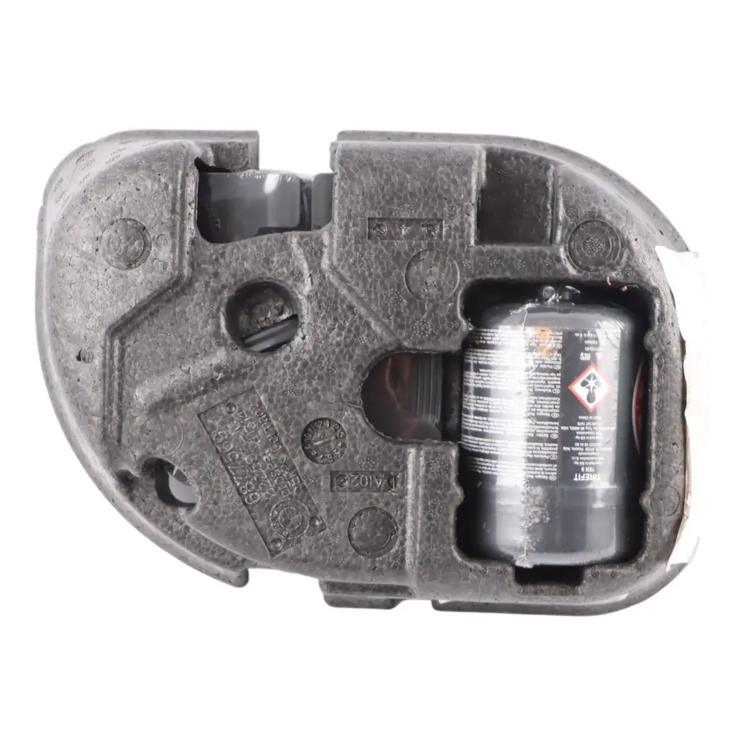 Spare Wheel Tool Mini F55 F56 F57 Mobility System Pump Storage Tray to with Part number 6877569 Spare Wheel Tool Mini F55 F56 F57 Mobility System Pump Storage Tray - SKU 6877569-3 - Part number 6877569