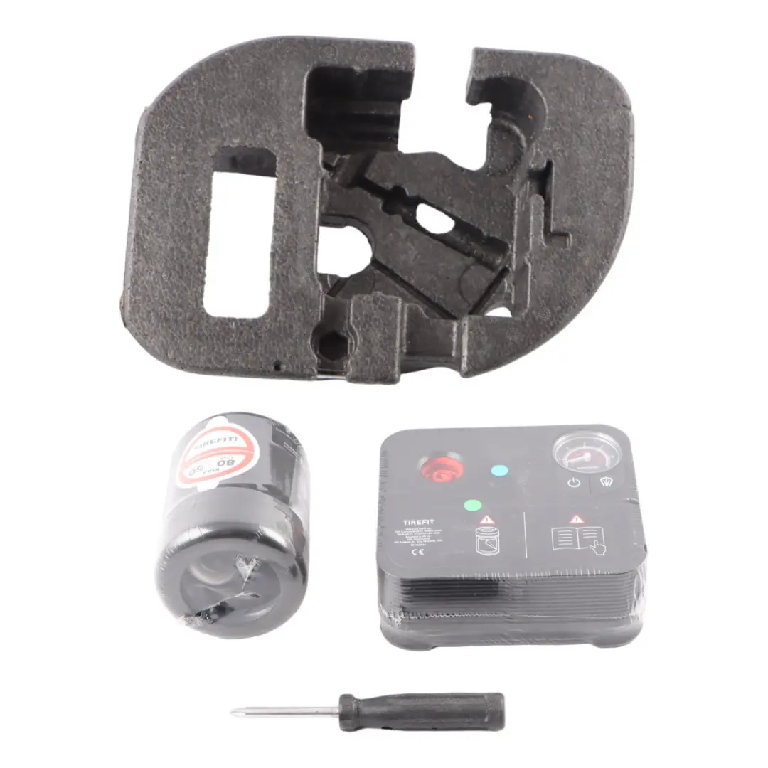 Spare Wheel Tool Mini F55 F56 F57 Mobility System Pump Storage Tray to with Part number 6877569 Spare Wheel Tool Mini F55 F56 F57 Mobility System Pump Storage Tray - SKU 6877569-3 - Part number 6877569