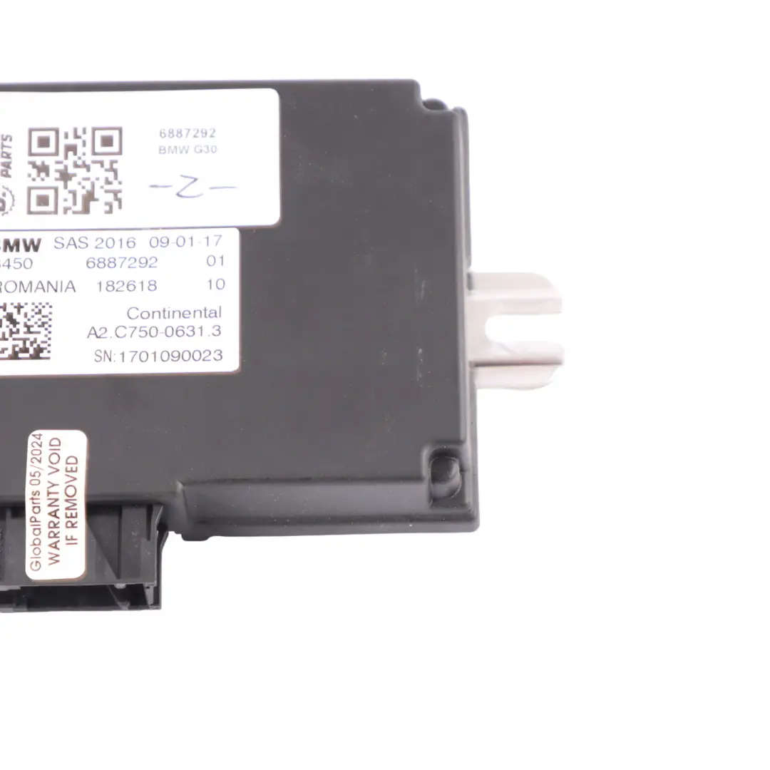 SAS Control Unit Module ECU Driver Assistance Device Module to BMW G11 G30 with Part number 6887292 BMW G11 G30 SAS Control Unit Module ECU Driver Assistance Device Module - SKU 6887292 - Part number 6887292