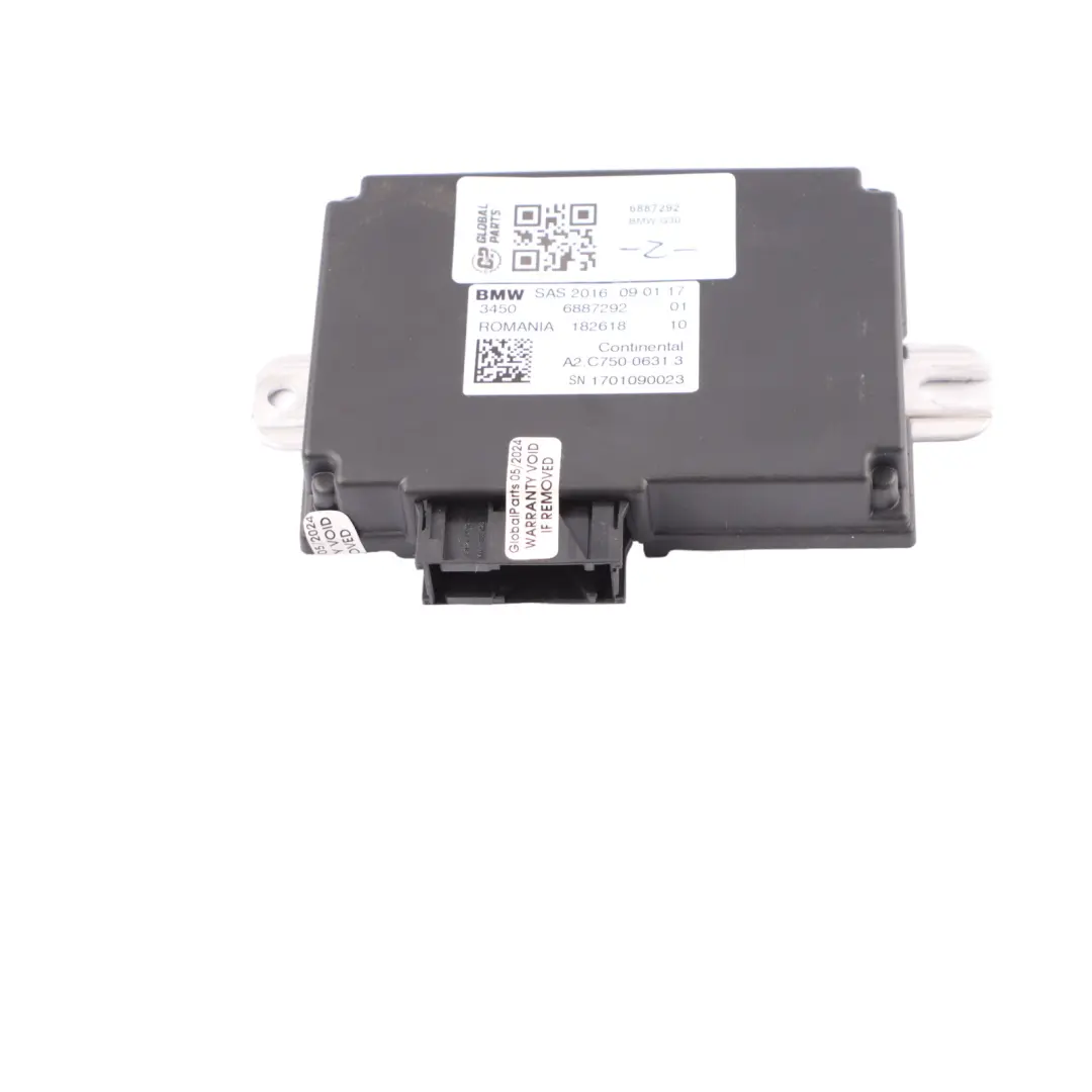 SAS Control Unit Module ECU Driver Assistance Device Module to BMW G11 G30 with Part number 6887292 BMW G11 G30 SAS Control Unit Module ECU Driver Assistance Device Module - SKU 6887292 - Part number 6887292