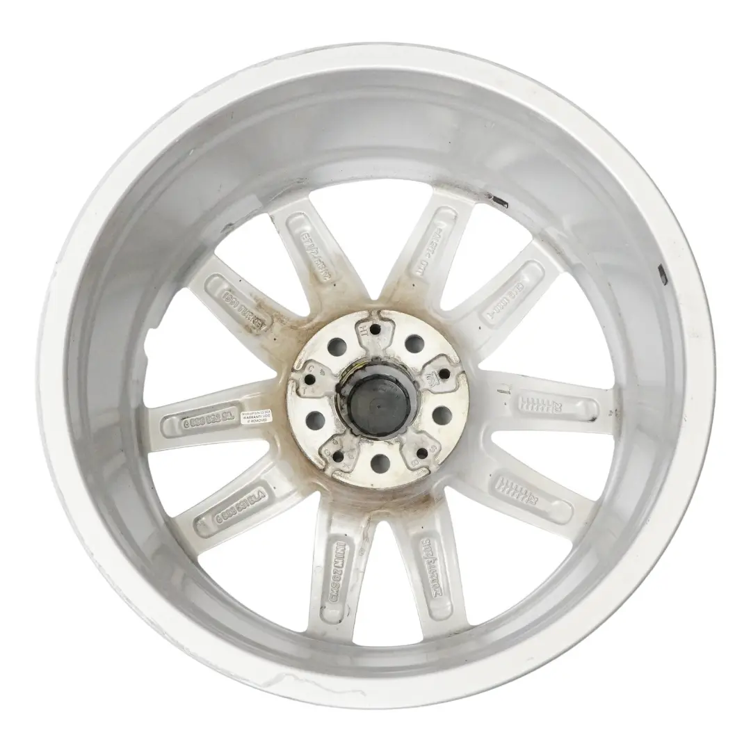 Mini F60 Argento Cerchio in Lega 18" JCW Grip Spoke 815 ET:51 7.5J - SKU 6888852-1 - Numero di parte 6888852