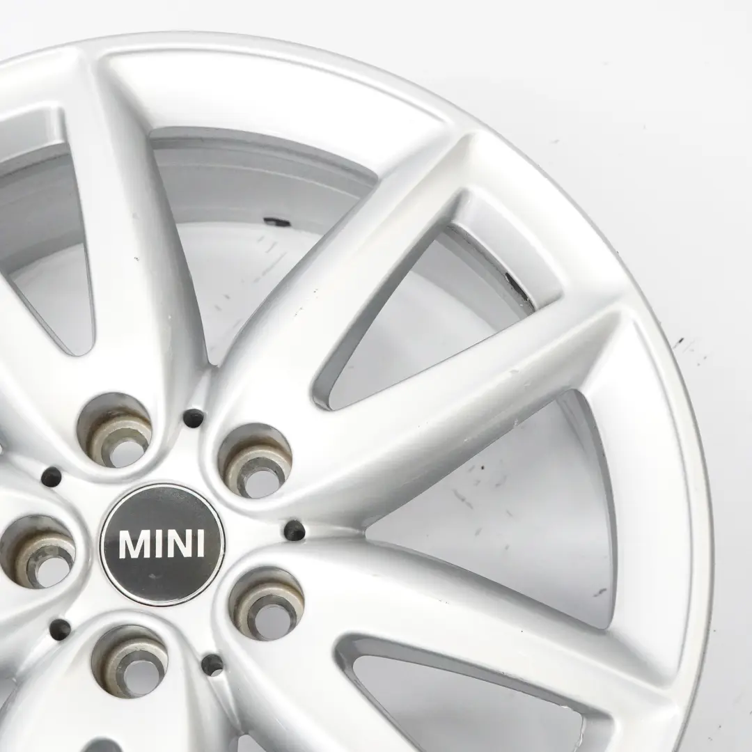 Bright Silver Wheel Alloy Rim 18" JCW Grip Spoke 815 ET:51 7.5j Mini F60 - SKU 6888852-1 - Part number 6888852