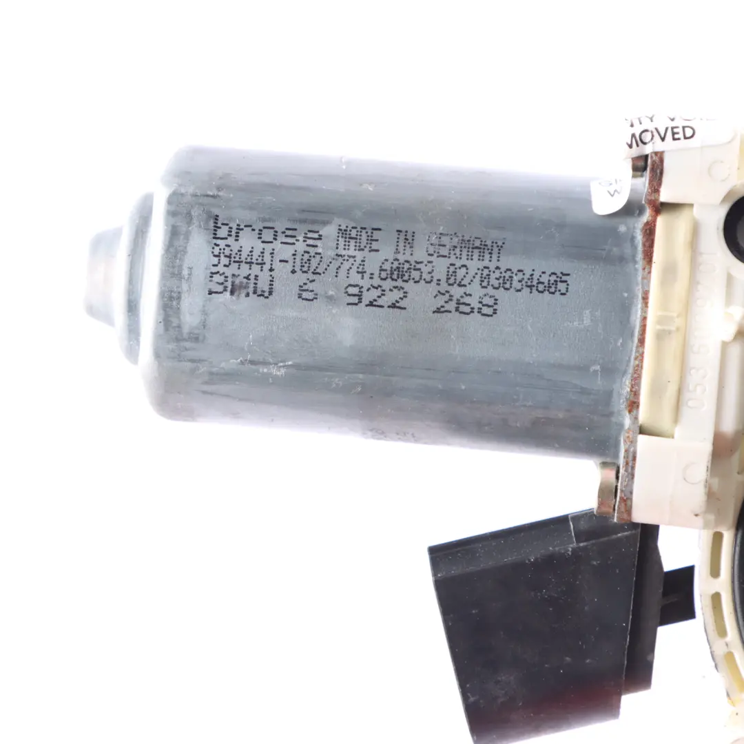 BMW E60 E61 Motor elevalunas Actuador Puerta Delantera Derecha - SKU 6922268 - Número de pieza 6981142
