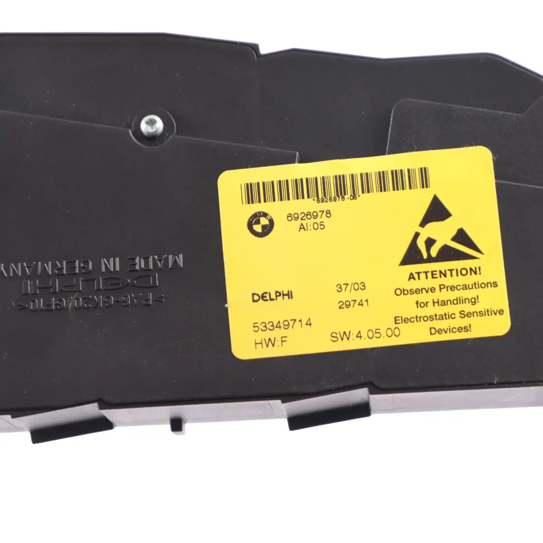 Interruptor Control Asiento Delantero Derecho Memoria para BMW E60 E61 con número de pieza 6926978 BMW E60 E61 Interruptor Control Asiento Delantero Derecho Memoria - SKU 6926978 - Número de pieza 6926978