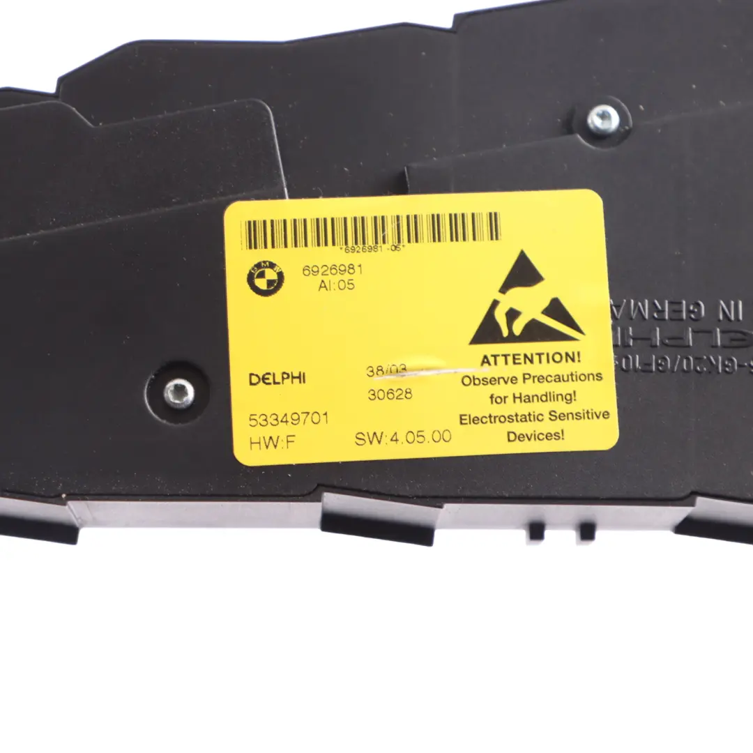  Pannello Interruttore Sedile BMW E60 E61 Anteriore Sinistro Controllo - SKU 6926981 - Numero di parte 6926981