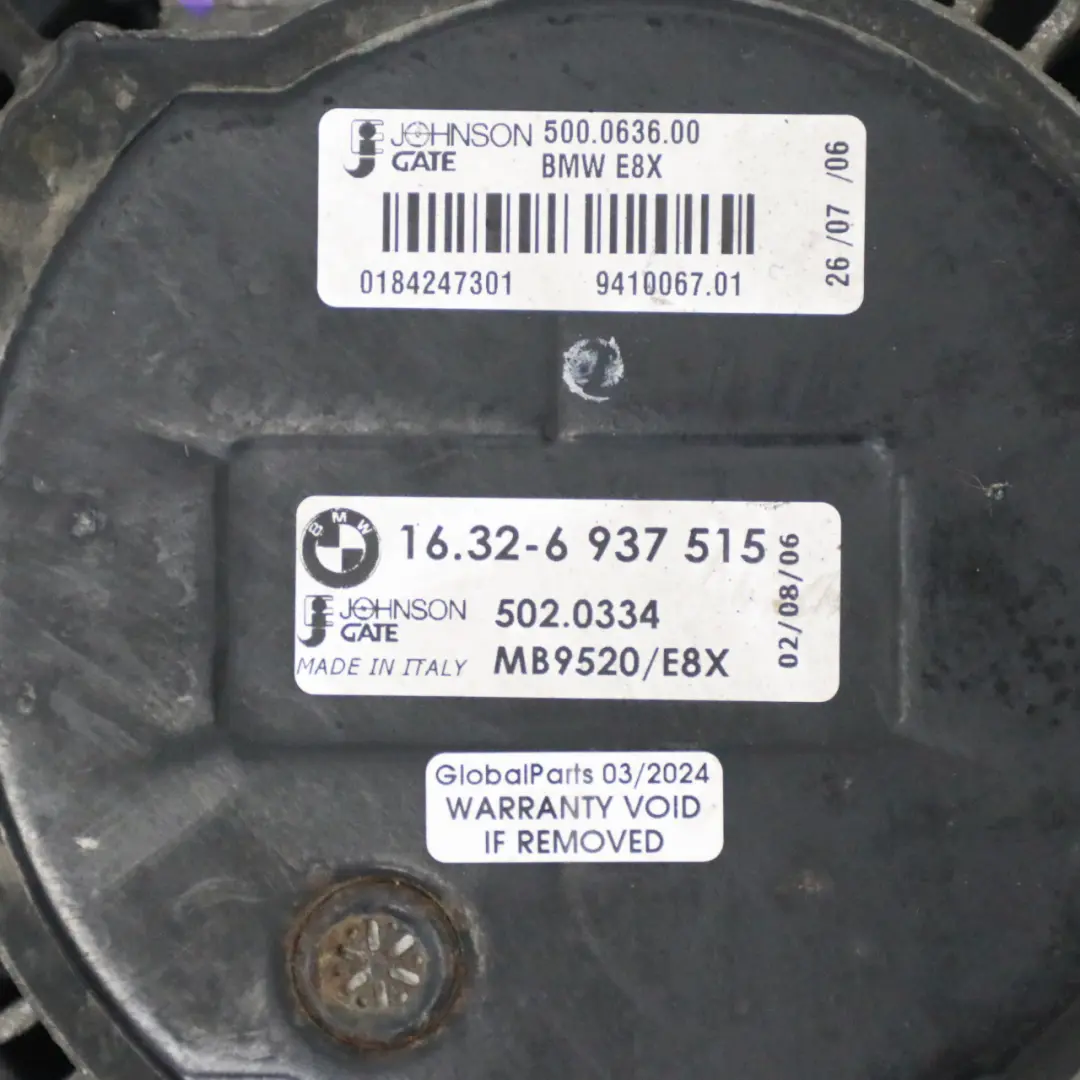 BMW X1 E81 E87 E87N E90 E90N E91 Struttura Ventola Con 400W 6937515 - SKU 6937515-1 - Numero di parte 16326937515