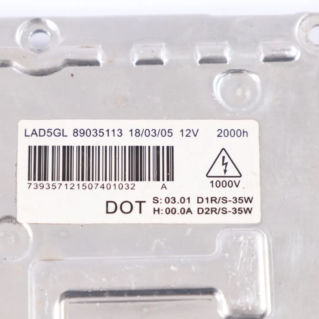 Headlight Headlamp Ballast Control Unit Module Valeo LAD5GL to BMW E87 Xenon with Part number 6938561 BMW E87 Xenon Headlight Headlamp Ballast Control Unit Module Valeo LAD5GL - SKU 6938561 - Part number 6938561