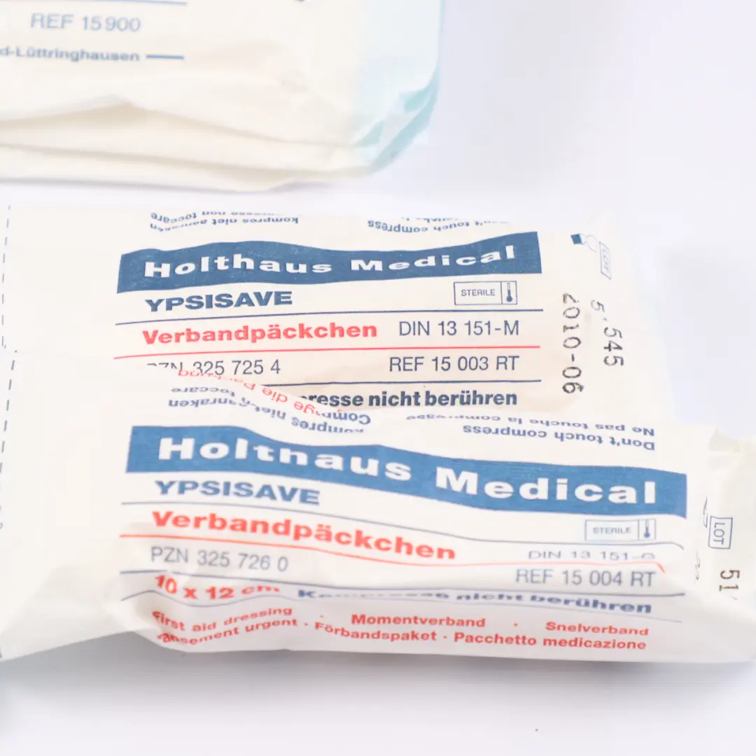 Kit universale di pronto soccorso medico d'emergenza Borsa nera per BMW MINI con numero di parte 6949966 BMW MINI Kit universale di pronto soccorso medico d'emergenza Borsa nera - SKU 6949966-3 - Numero di parte 6949966