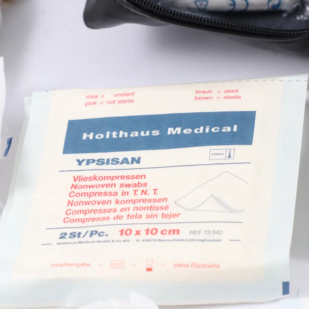 & MINI Universal First Aid Emergency Medical Kit Black Pouch to BMW with Part number 6949966 BMW & MINI Universal First Aid Emergency Medical Kit Black Pouch - SKU 6949966-3 - Part number 6949966