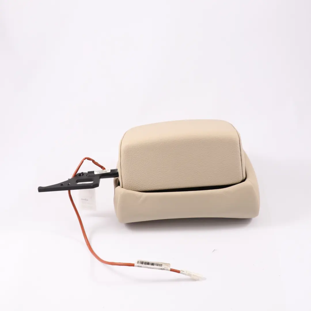 Front Left Seat N/S Headrest Leather Cream Beige to BMW E93 Convertible with Part number 6989959 BMW E93 Convertible Front Left Seat N/S Headrest Leather Cream Beige - SKU 6989959 - Part number 6989959