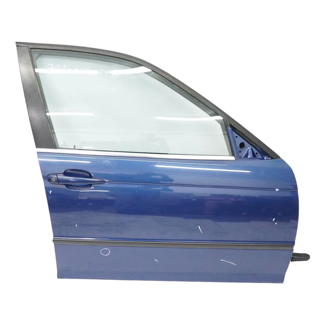 Puerta Delantera Derecha Topasblau Azul Topacio Metalizado - 364 para BMW E46 con número de pieza 7034152 BMW E46 Puerta Delantera Derecha Topasblau Azul Topacio Metalizado - 364 - SKU 7034152-TPB - Número de pieza 7034152