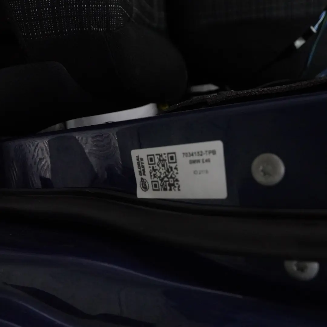 Série 3 E46 Porte Avant Droite Topasblau Bleu Topaze Métallisé - 364 BMW - SKU 7034152-TPB - Numéro de pièce 7034152