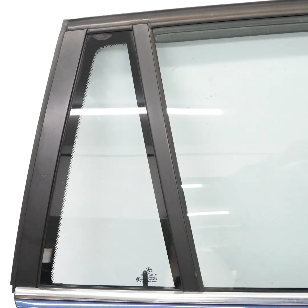 BMW E46 Touring Drzwi Prawe Tylne Topasblau Niebieski Metalik - 364 - SKU 7034156-TPB - Numer Części 7034156