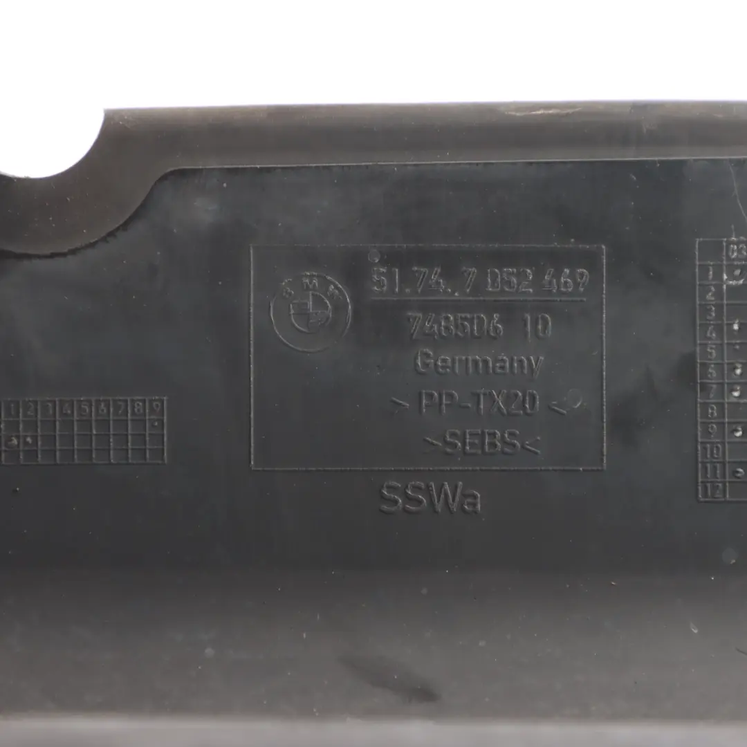 Front Plastic Panel Radiator Fan Surround Air to BMW E63 with Part number 7052469 BMW E63 Front Plastic Panel Radiator Fan Surround Air - SKU 7052469 - Part number 7052469