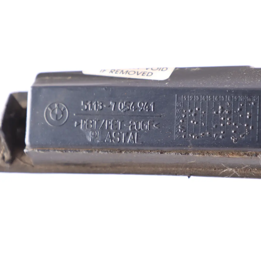 BMW X5 E53 Griffleiste Heckklappe Hinten Schwarz Abdeckung Lampe Licht - SKU 7054941-2 - Teilenummer 7054941