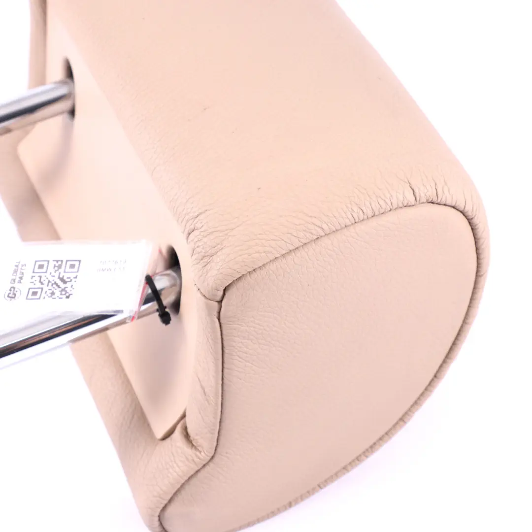 Sitz Kopfstütze vorne links rechts Sitzbezug Hellbeige Leder für BMW X5 E53 mit Teilenummer 7077610 BMW X5 E53 Sitz Kopfstütze vorne links rechts Sitzbezug Hellbeige Leder - SKU 7077610 - Teilenummer 7077610