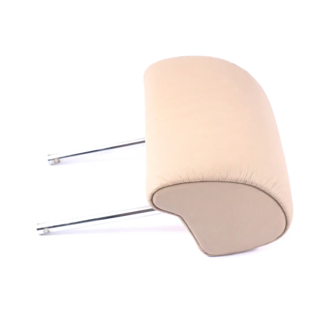 BMW X5 E53 Seat Headrest Front Left Right N/O/S Seat Cover Light Beige Leather - SKU 7077610 - Part number 7077610