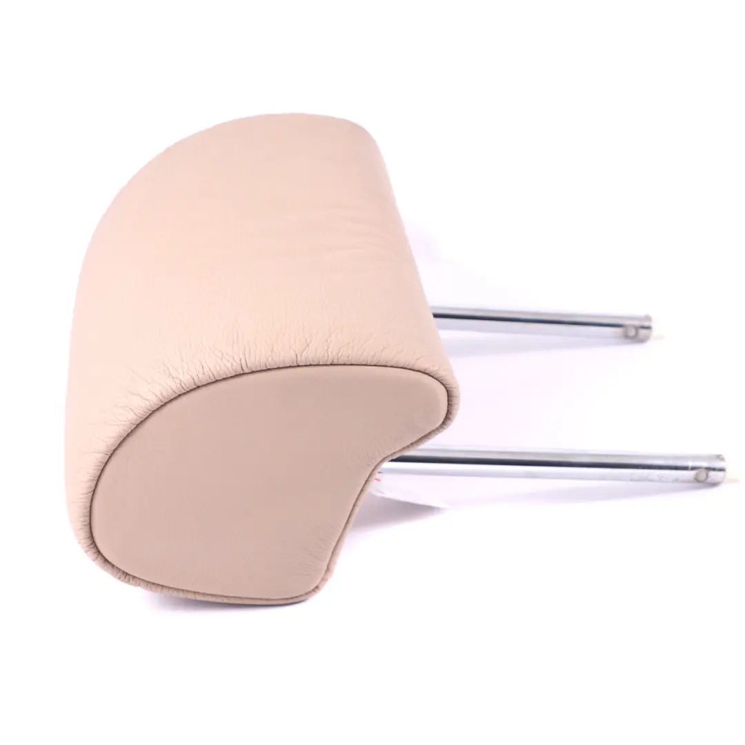 Zagłówek Lewy Prawy Przód Skórzany Beżowy do BMW X5 E53 o numerze 7077610 BMW X5 E53 Zagłówek Lewy Prawy Przód Skórzany Beżowy - SKU 7077610 - Numer Części 7077610