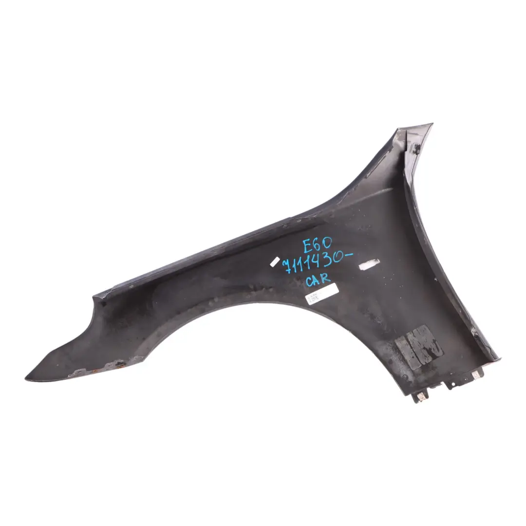 BMW E60 E61 Błotnik Prawy Carbonschwarz - 416 - SKU 7111430-CAR - Numer Części 7111430