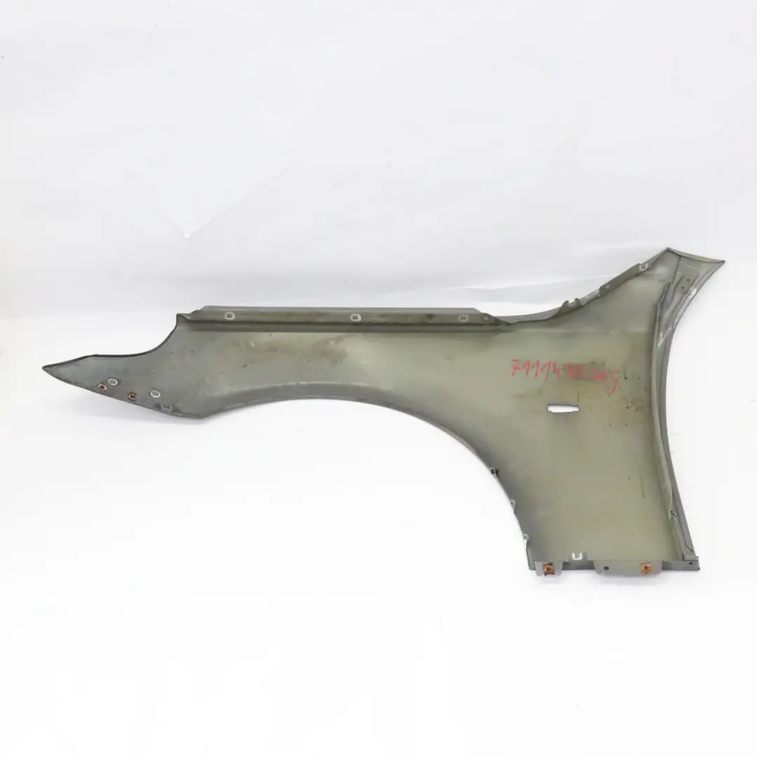 BMW E60 E61 Front Right Wing Fender Side Panel O/S Spacegrau Grey A52 - SKU 7111430-SCG - Part number 7111430
