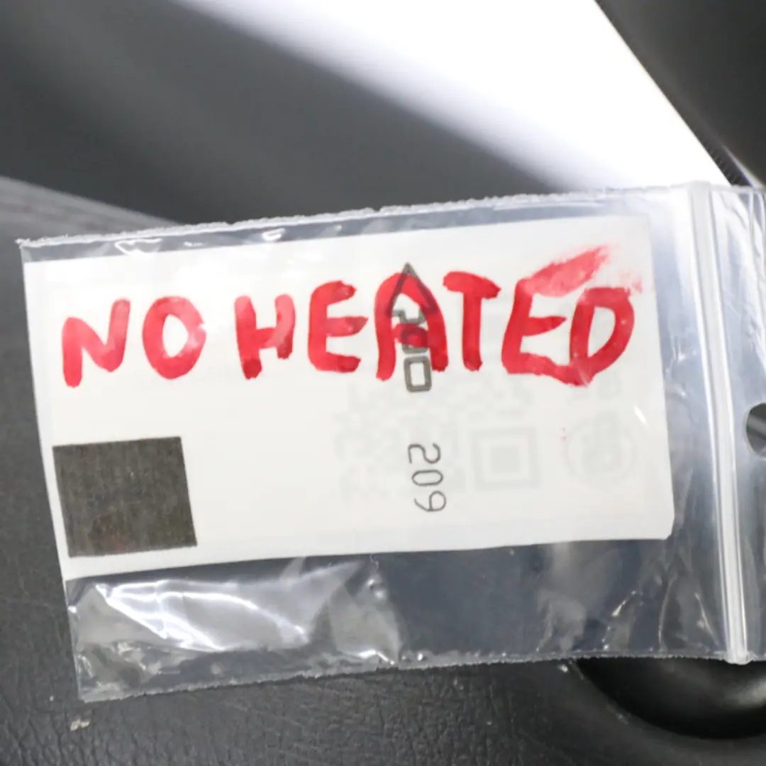 Front Seat Mini Cooper R52 Cabrio Left N/S Cloth / Leather Panther Black to with Part number 7130083 Front Seat Mini Cooper R52 Cabrio Left N/S Cloth / Leather Panther Black - SKU 7130083-1 - Part number 7130083