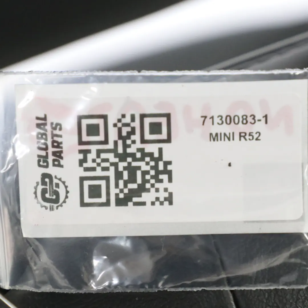 Mini Cooper R52 Cabrio Fotel przedni lewy tkanina/skóra Panther Black - SKU 7130083-1 - Numer Części 7130083