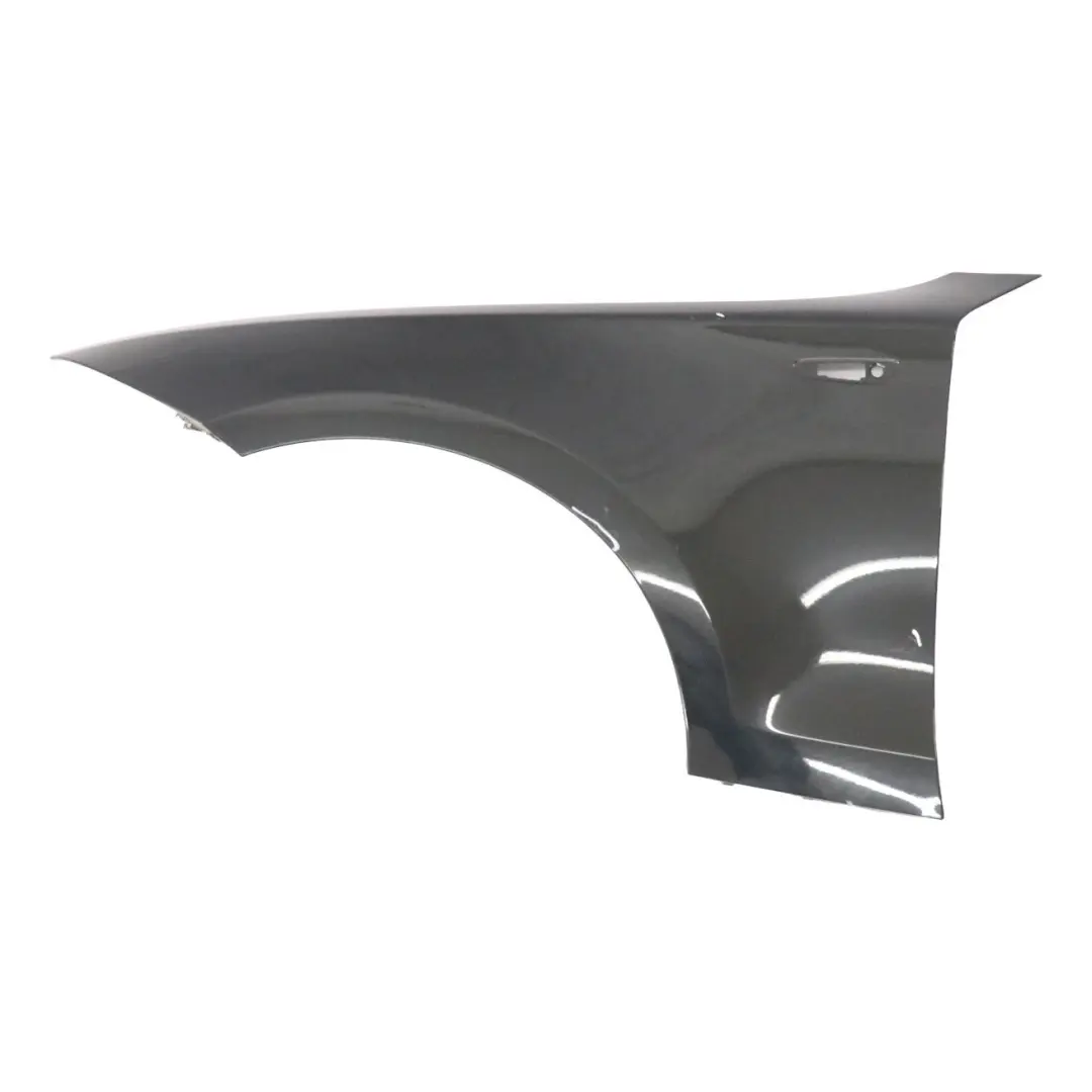 BMW E81 E87 Side Panel Wing Fender Front Left N/S Black Sapphire Metallic - 475 - SKU 7133227-BS3 - Part number 7133227
