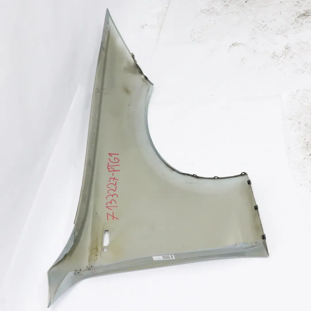 Panel Lateral Guardabarros Delantero Izquierdo Verde Patagonia A71 para BMW E81 E87 con número de pieza 7133227 BMW E81 E87 Panel Lateral Guardabarros Delantero Izquierdo Verde Patagonia A71 - SKU 7133227-PTG1 - Número de pieza 7133227