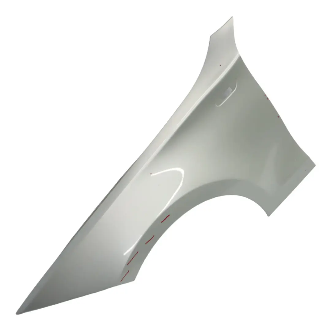 BMW E81 E87 Panel lateral Guardabarros Delantero Izquierdo Titansilber Plata 354 - SKU 7133227-TS2 - Número de pieza 7133227